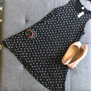 NWT Black Patterned Swing Dress